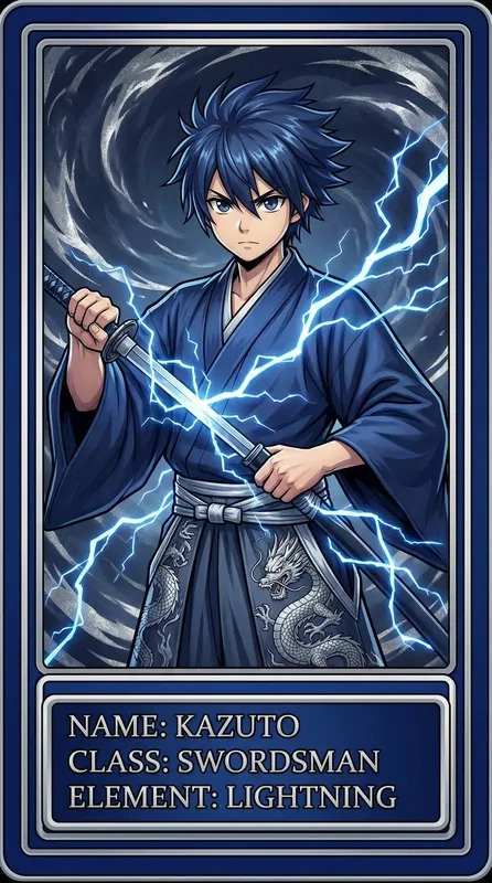 雷电剑士角色卡片——禁漫天堂 - 最新动漫与精选精选动漫角色